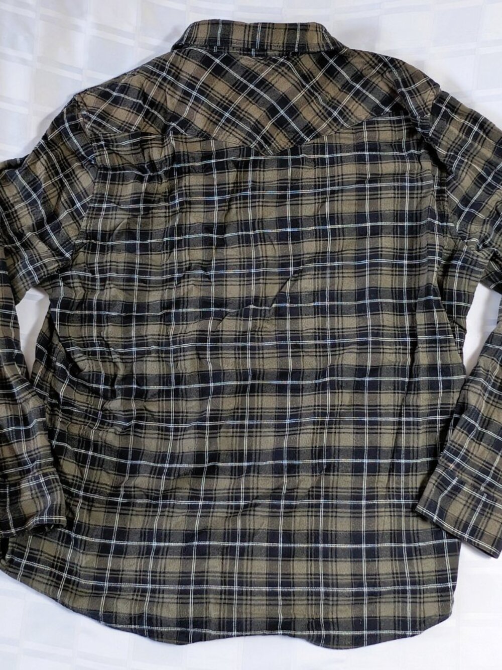 MEN'S WIND RIVER XL BUTTON UP FRONT COLLARED SHIRT LONG SLEEVE WARM WEAR MAN'S - Picture 13 of 15